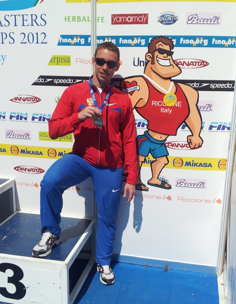 Бронзовая медаль чемпионата Мира по плаванию в категории Мастерс