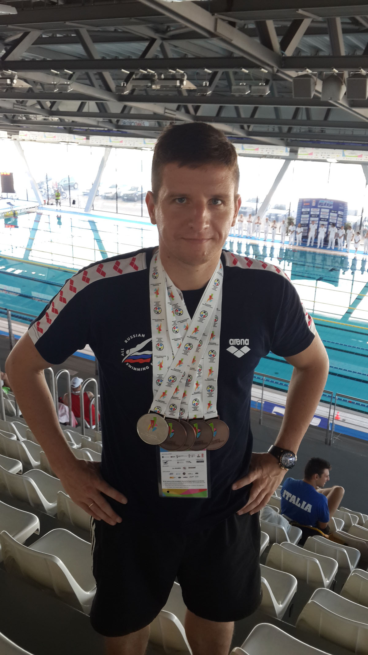 Золото и серебро чемпионата Европы на дистанциях 200 и 100 метров брасс на чемпионате Европы по плаванию в категории Мастерс