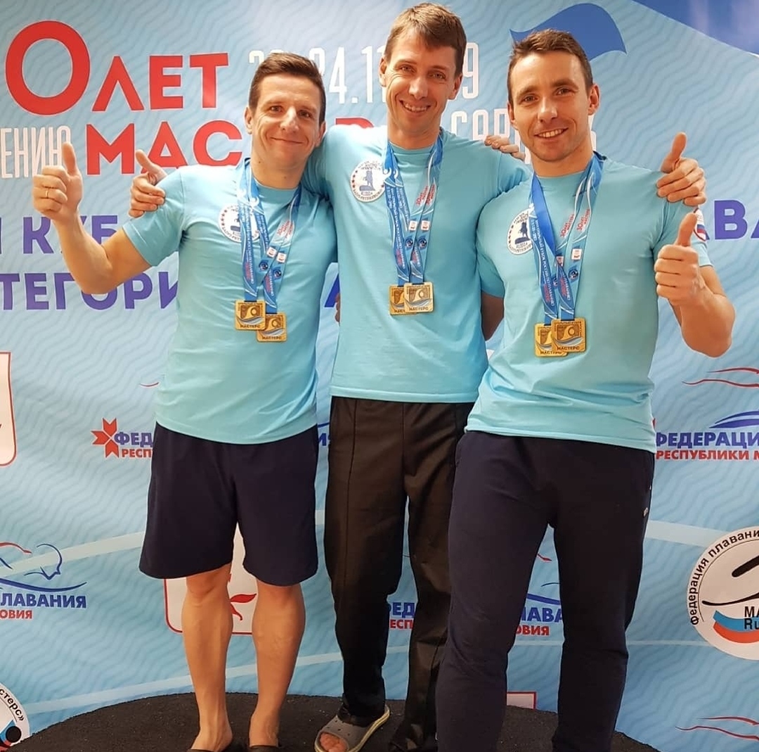  XXVI Кубок России по плаванию в категории Masters Саранск Гоголь, Богданов, Шилин DenSI swimming club
